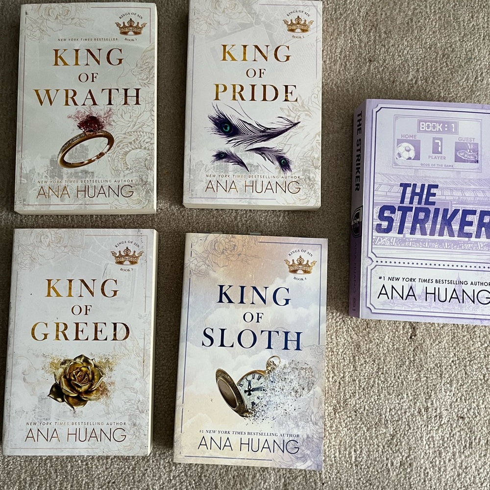 King of sins book bundle with extra book